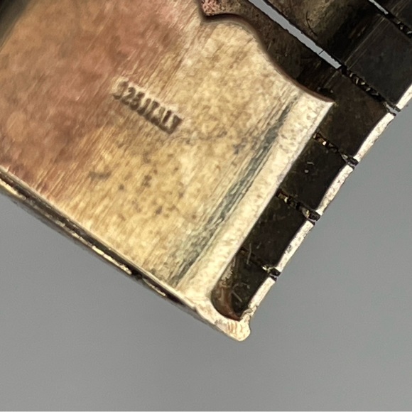 Vintage Sterling silver & gold Milor Italy bracelet cuff - Picture 12 of 16